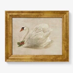 10"x8" Swan Framed Wall Art - Threshold™ designed with Studio McGee